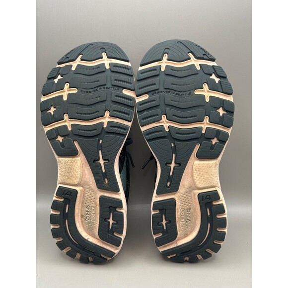 Brooks Ghost 14 Womens Running Athletic Shoes Black Pink Size 7.5 Supportive - Picture 6 of 8